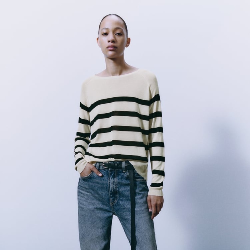 Zara Striped sweater, small, NWT